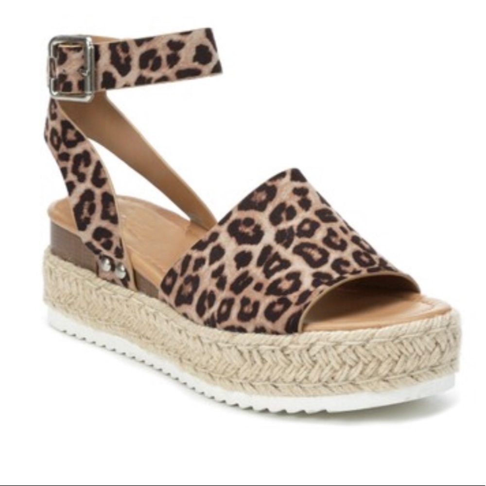 Espadrille Sandals-Cheetah